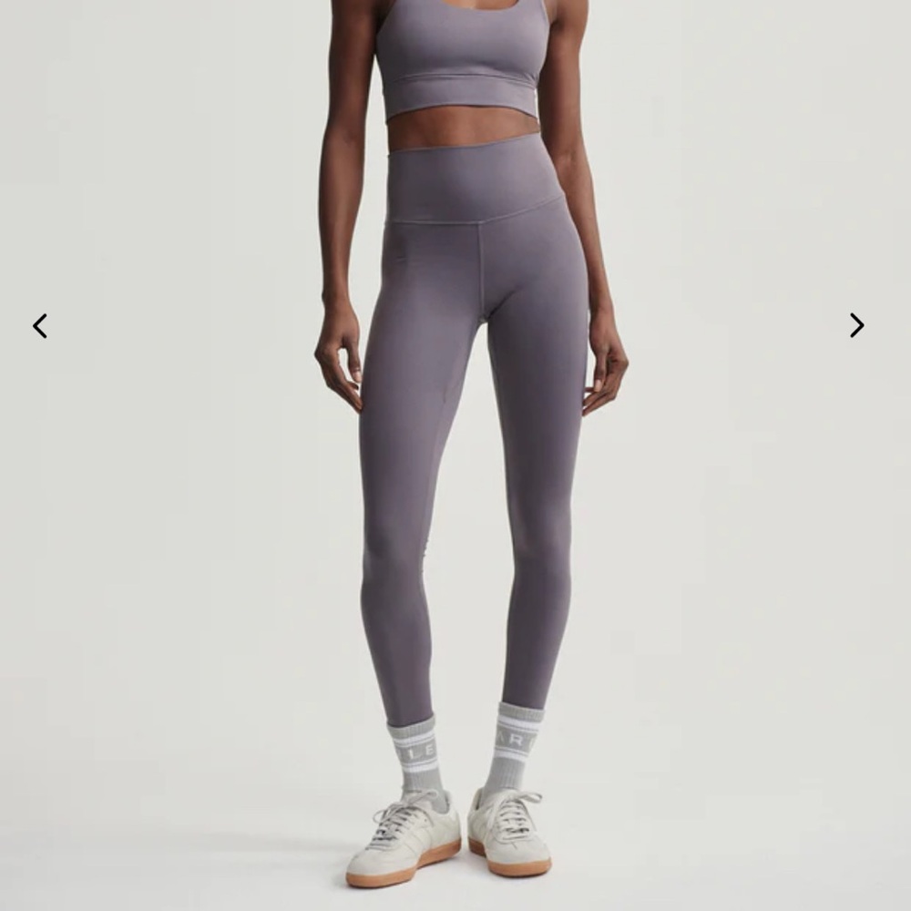 Varley FreeSoft High Rise Leggings Size Small Dark Gull Grey